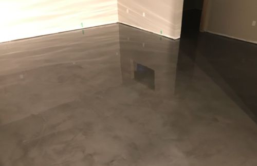 Concrete Polished Basement Floor